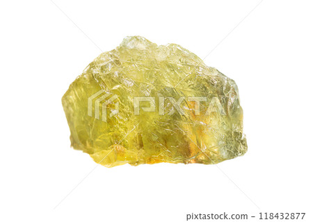Rough yellow sapphire gemstone Rough yellow sapphire gemstone 118432877