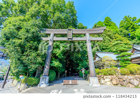 Takachiho Shrine in summer, Takachiho Town, Miyazaki Prefecture 118434213