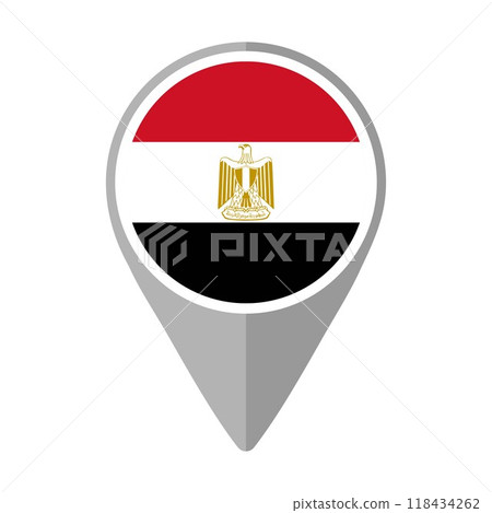 egypt, flag, pin 118434262