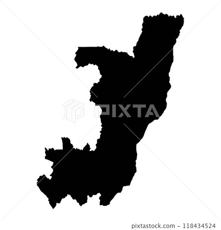 map, silhouette, icon 118434524