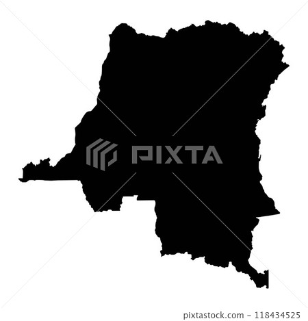 map, silhouette, icon 118434525