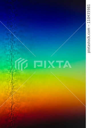 colorful light beam, refraction, rainbow light 118435981