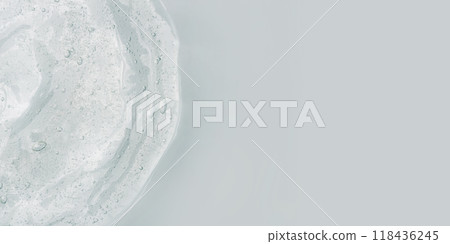 Transparent gel on a white background. Transparent gel on a white background. 118436245