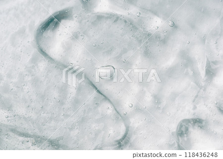 Transparent gel on a white background. 118436248