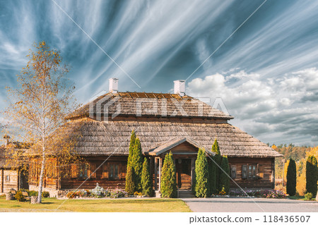 Kosava, Belarus. Memorial Museum-estate Of Tadeusz Kosciuszko. Famous Popular Historic Landmark House Of Andrew Thaddeus Bonaventure Kosciuszko 118436507