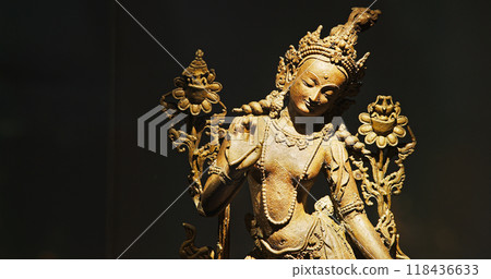 Goddes Tara Also Known As Jetsun Dolma Is Important Female Buddha In Buddhism, Especially Revered In Vajrayana Buddhism And Mahayana Buddhism. Tara Is Also Known As Saviouress Who Hearscries Of Beings Goddes Tara Also Known As Jetsun Dolma Is Important Female Buddha In Buddhism, Especially Revered In Vajrayana Buddhism And Mahayana Buddhism. Tara Is Also Known As Saviouress Who Hearscries Of Beings 118436633