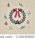 Blue Christmas illustration 118436800