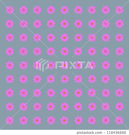 Cosmos flower wallpaper illustration 118436888