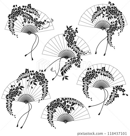 Japanese style. Fan illustration collection, 118437101