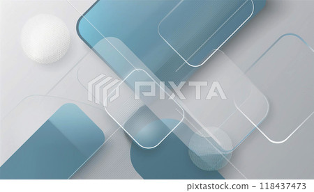 藍色和灰色商業形象抽象背景 118437473