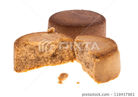 Shortbread Spanish cookies isolated 118437861