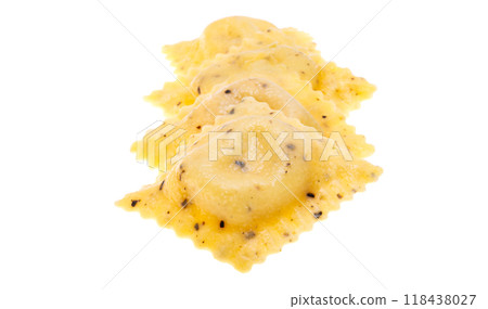 italian ravioli isolated italian ravioli isolated 118438027