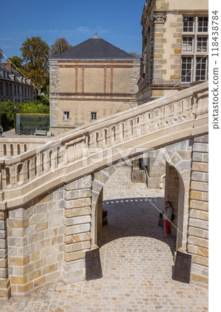Fontainebleau Castle on a clear day Fontainebleau Castle on a clear day 118438784