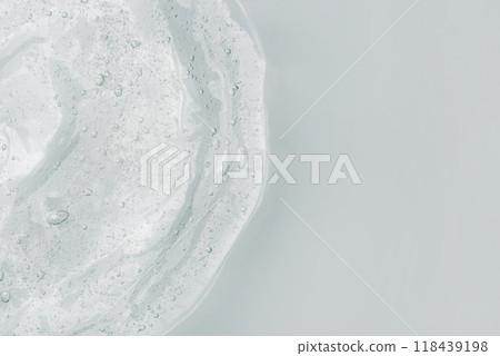 Transparent gel on a white background. Transparent gel on a white background. 118439198