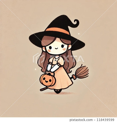 Cute witch illustration 118439599