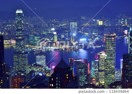 香港夜景 香港夜景 118439864