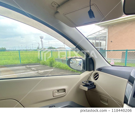Scenery seen from inside the car 118440206
