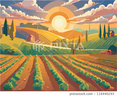 Agriculture industry, development, economy and Investment growth concept. 118440293