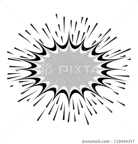 Explosion Pop art cartoon comic isolated. Vector illustration Explosion Pop art cartoon comic isolated. Vector illustration 118440357