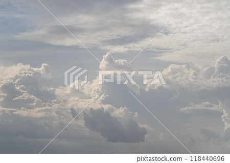 Beautiful sky with clouds background. The softness of the clouds and the brightness of the sky. Beautiful sky with clouds background. The softness of the clouds and the brightness of the sky. 118440696