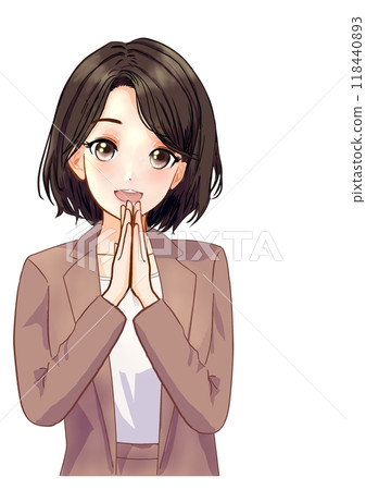 An amazing suit woman 118440893