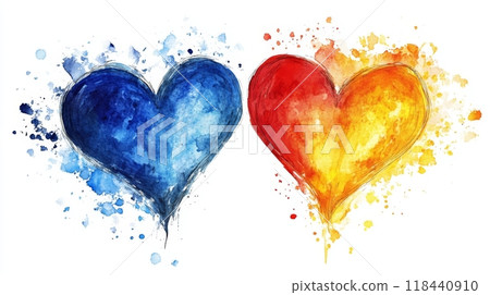 love, heart shape, white background 118440910