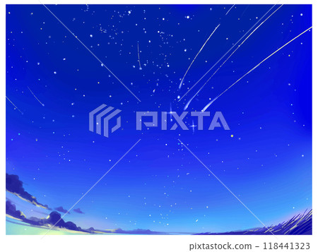 Blue Starry Sky 118441323