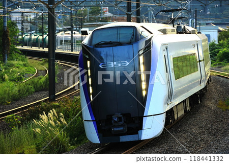 E353 series train passing through Saruhashi Station E353 series train passing through Saruhashi Station 118441332