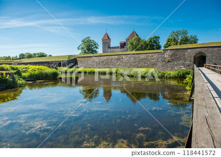 Kuressaare Castle in Estonia, Saaremaa. Medieval fortifications in Estonia 118441572