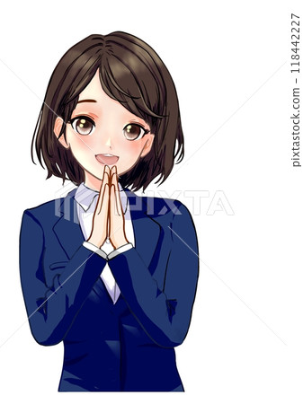 Women holding hands together 118442227