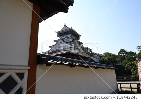 福岡縣北九州小倉城天守閣的遠景 118442245