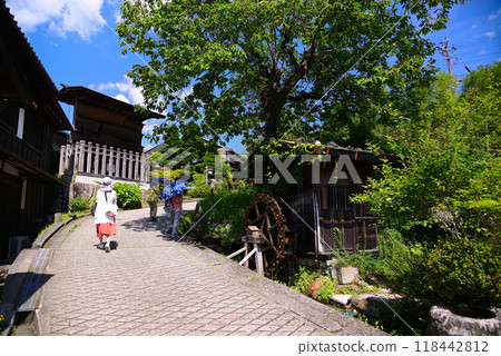 Tsumagojuku, where the old townscape has been recreated 118442812