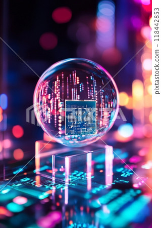 Semiconductor chips in a bubble: The AI bubble bursts 118442853