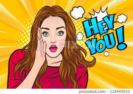 woman talking whispering gossip secret retro pop art comic vintage woman talking whispering gossip secret retro pop art comic vintage 118443033