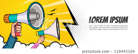 hand hold megaphone 062 hand hold megaphone 062 118443104