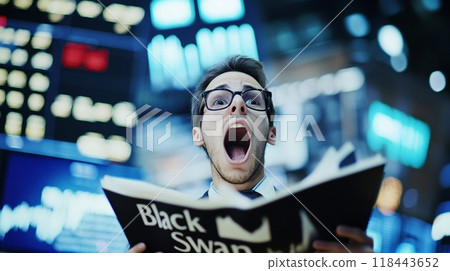 Stock Market Panic: Traders in Distress 118443652