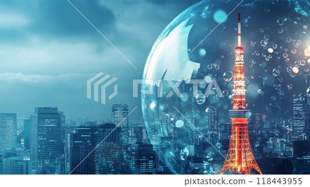 東京鐵塔被金融泡沫覆蓋 118443955