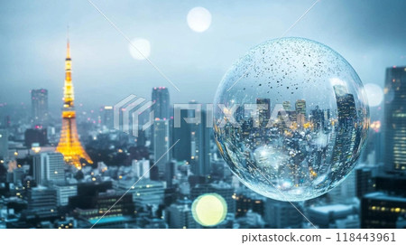 東京鐵塔被金融泡沫覆蓋 118443961
