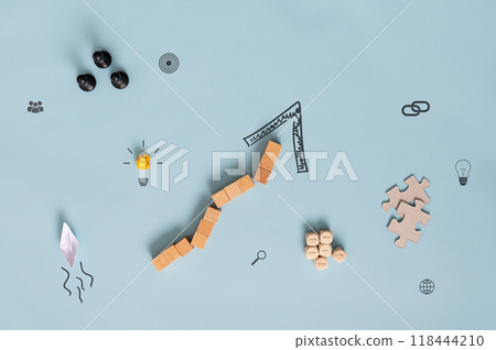 Conceptual image of creativity and development Conceptual image of creativity and development 118444210