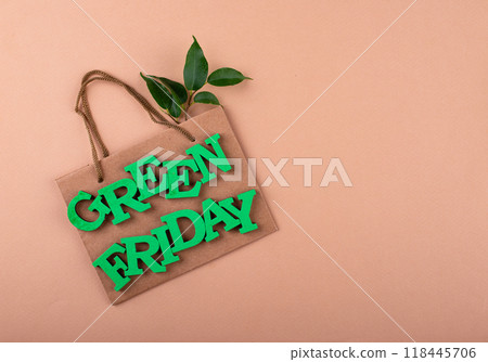 Green Friday eco friendly concept Green Friday eco friendly concept 118445706