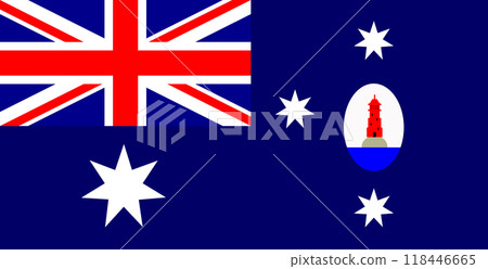 Australian blue ensign Flag. Illustration of Australian blue ensign Flag 118446665