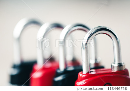 Close-up of a padlock Close-up of a padlock 118446738