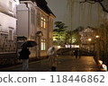 Kurashiki Bikan Historical Quarter in the evening rain 118446862