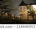 Kurashiki Bikan Historical Quarter in the evening rain 118446953