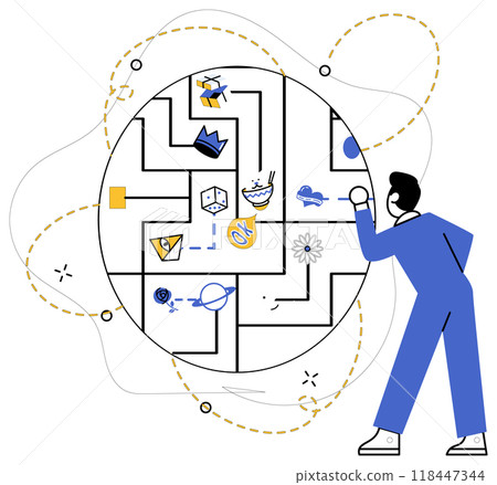 Corporate vision vector illustration. Progress in professional occupation is golden path leading to treasure chest corporate vision Control is sweet fruit harvested from orchard meticulous corporate Corporate vision vector illustration. Progress in professional occupation is golden path leading to treasure chest corporate vision Control is sweet fruit harvested from orchard meticulous corporate 118447344