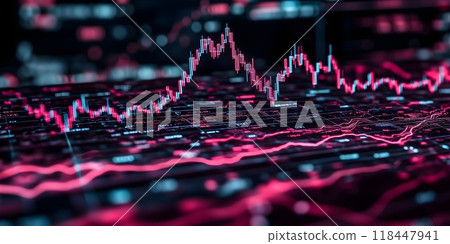 Trading theme, currency charts, asset sales 118447941