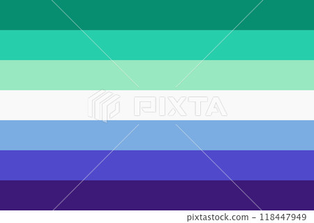 Trans inclusive pride flag background Illustration 118447949