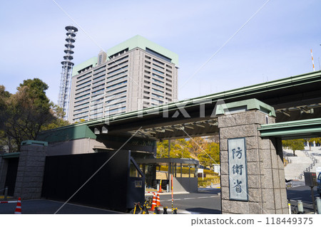 防衛省正門，日本防衛省，防衛省門 118449375