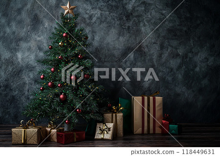 Christmas Tree and Presents Christmas Tree and Presents 118449631
