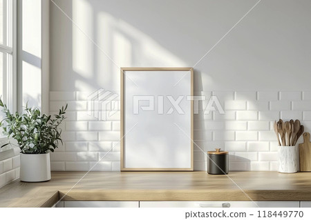 Minimalist Kitchen Counter Minimalist Kitchen Counter 118449770